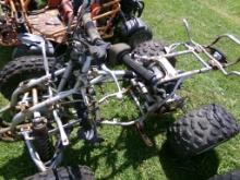 Silver Kawasaki Mohave ATV Frame, NO MOTOR (5973)