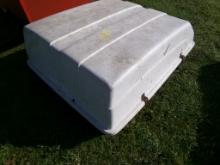 White Car Top Cargo Carrier (6004)