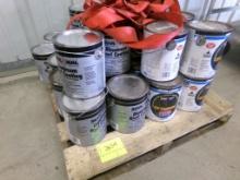 Pallet of (31) Gallons of Roof Coating Paint (2834)