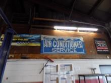 (3) Wall Banners, Anco, Snap On AC Service and Auto Service Plus