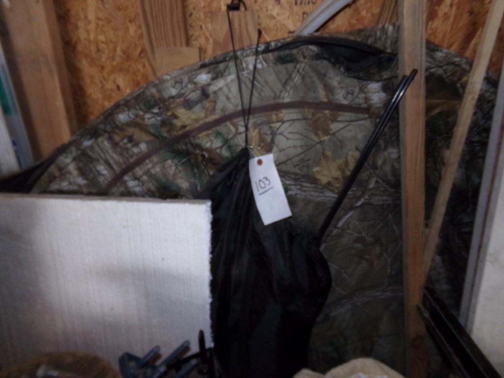 Pop Up Camo Huntng Blind (Garage)