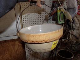 Antique Stoneware Pot,  (Garage)