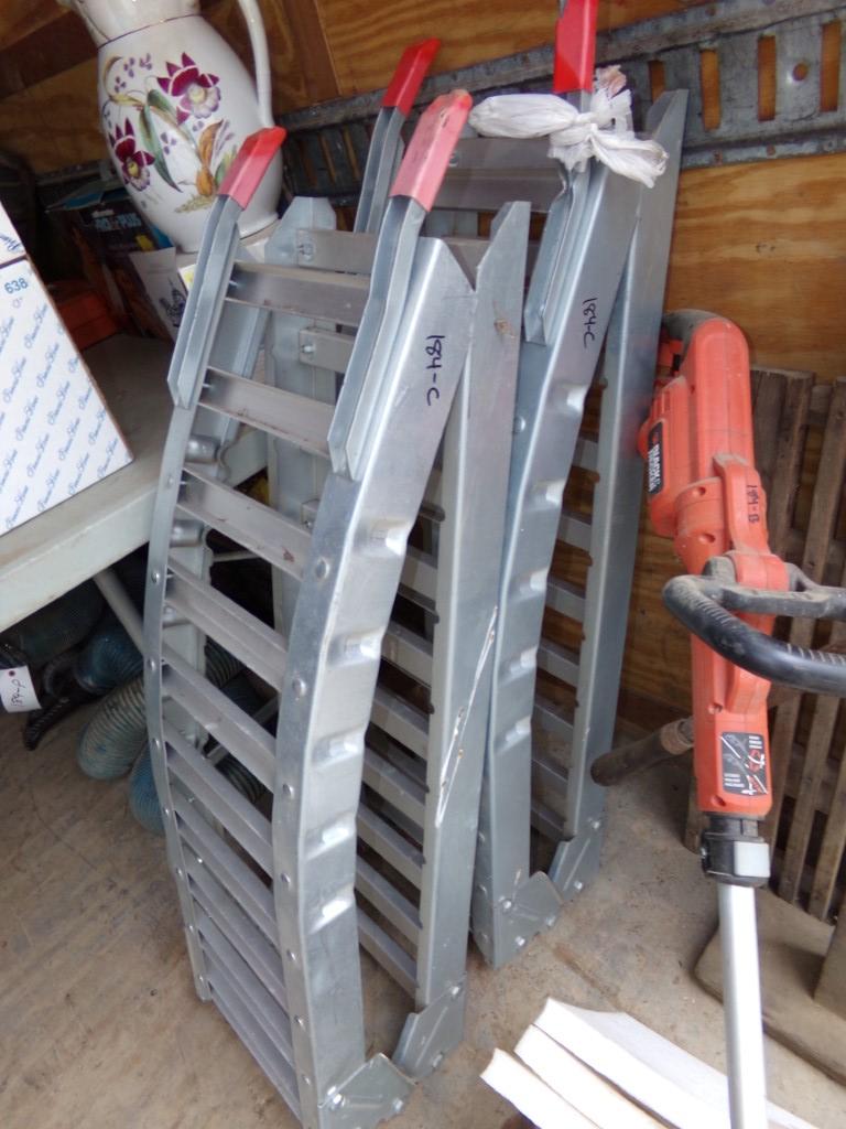 Light Duty Aluminum Folding Ramps (In Trailer)