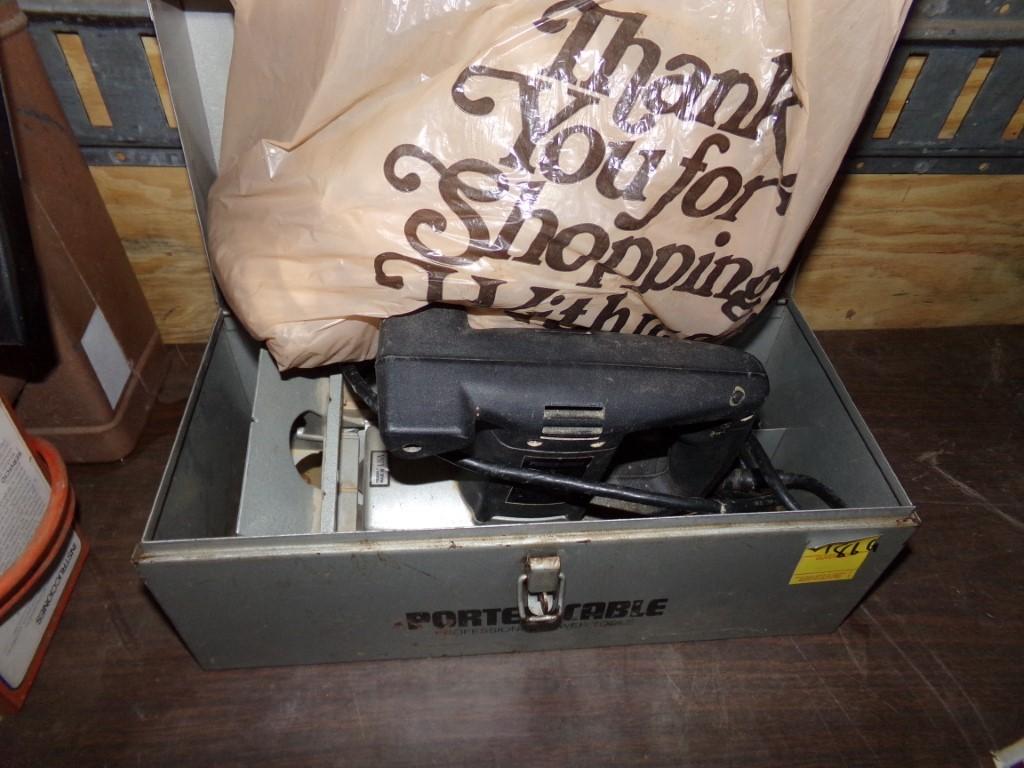 Porter Cable Plate Jointer With Plates in a Case