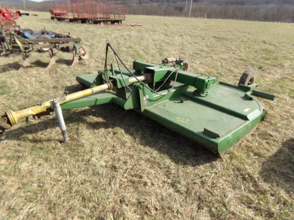 John Deere 1018 PTO Brush Hog, 10' Hydraulic Ride Height