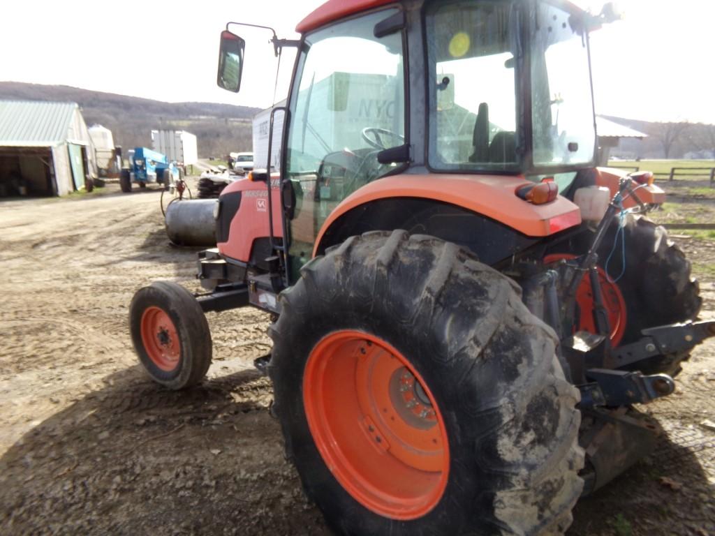 Kubota M8540 2 WD Tractor, Full Cab, Dual Remotes, 3 PT PTO, Good Rubber, S