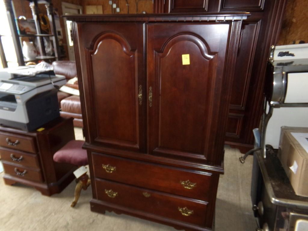 Dark Cherry 3 Drawer Dresser/Storage Cabinet