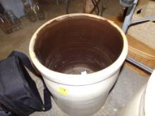 12 Qt. Ceramic Crock, SMALL CRACK (Garage)