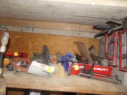 Group of Caulk Guns and Applicators, Hilti, Black and Decker Air, Etc. (Too