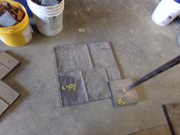 (10) Concrete Stamps & Matching Tamp (See photo for Pattern) (Bay 4)