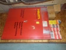 Hilti Wall Cabinet with Hilti Fastening Systems Pins, Nails and Loads (Tool