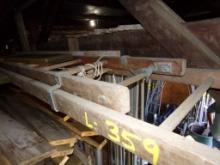 40' Wood Extension Ladder (Above Lot 353) Appears Stored Indoors, Nice, NOT