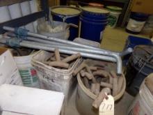Group of (7) Buckets of Large Diameter Bolts (Parts Room)
