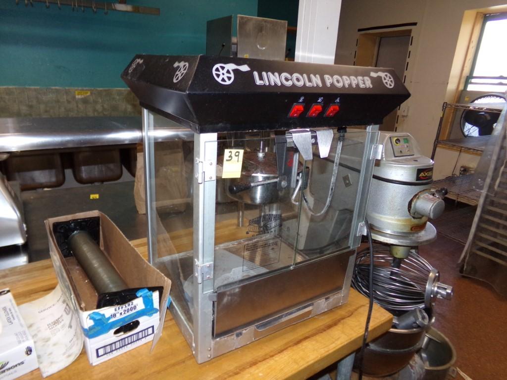 Lincoln Popper Popcorn Machine