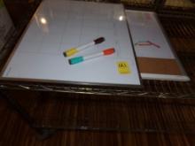 (2) White Boards w/Markers (Inside)