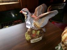 Ski Country Creme de Menthe Chukar Partridge Decanter