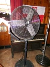 Black 30'' Pedestal Fan