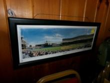 A Framed Panoramic View of Yankee Stadium