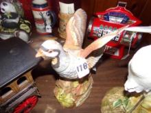 Ski Country Chukar Partridge Decanter, HEAD IS LOOSE