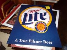 Miller Lite Tin Sign