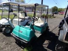 Yamaha Gas Powered Golf Cart with Canopy, ''Teal''