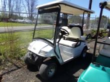 Zone Electric Golf Cart with Full Canopy, Glass Windshield, Rear Seat, Alum