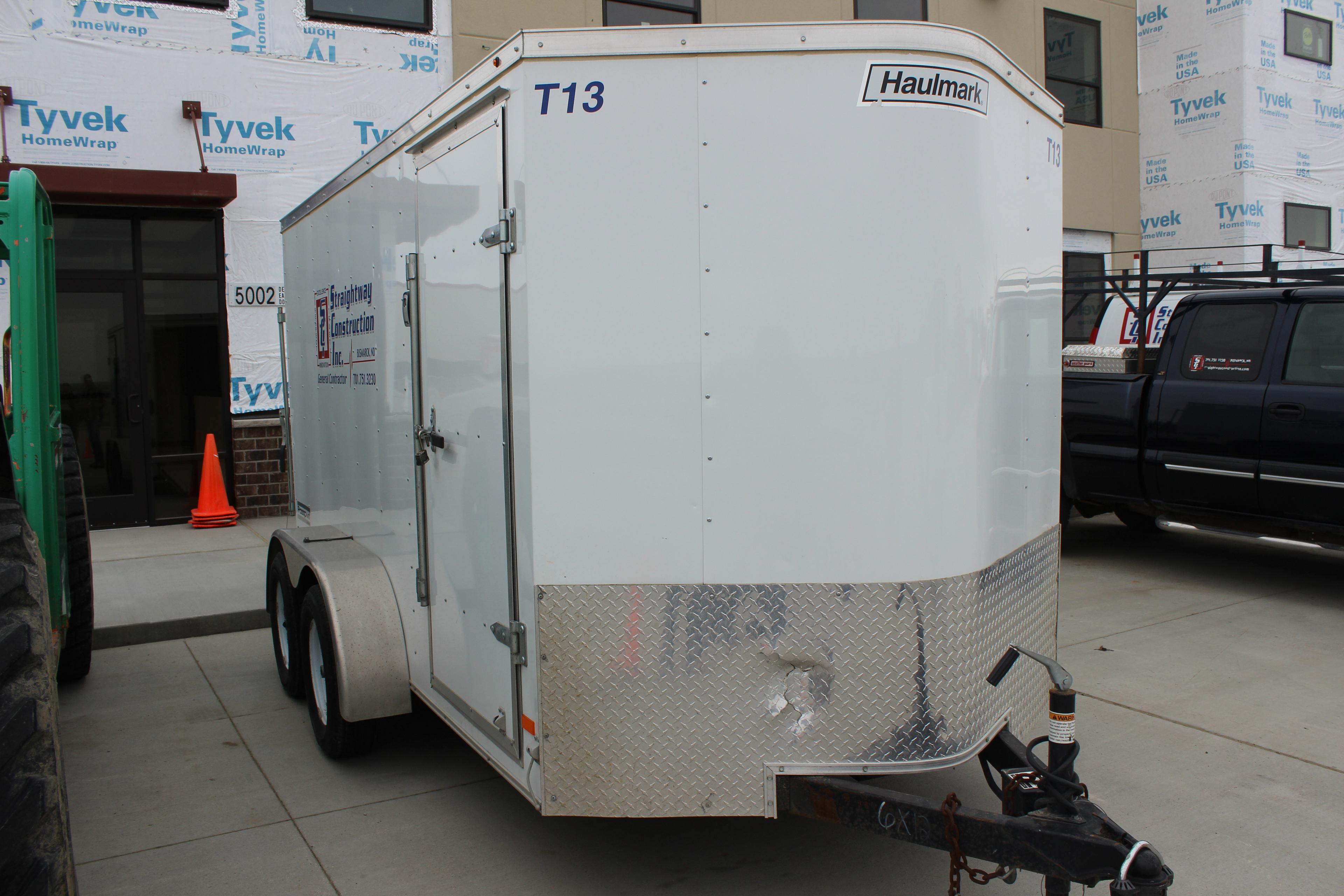 2016 Haulmarkn 12 Ft Enclosed Trailer