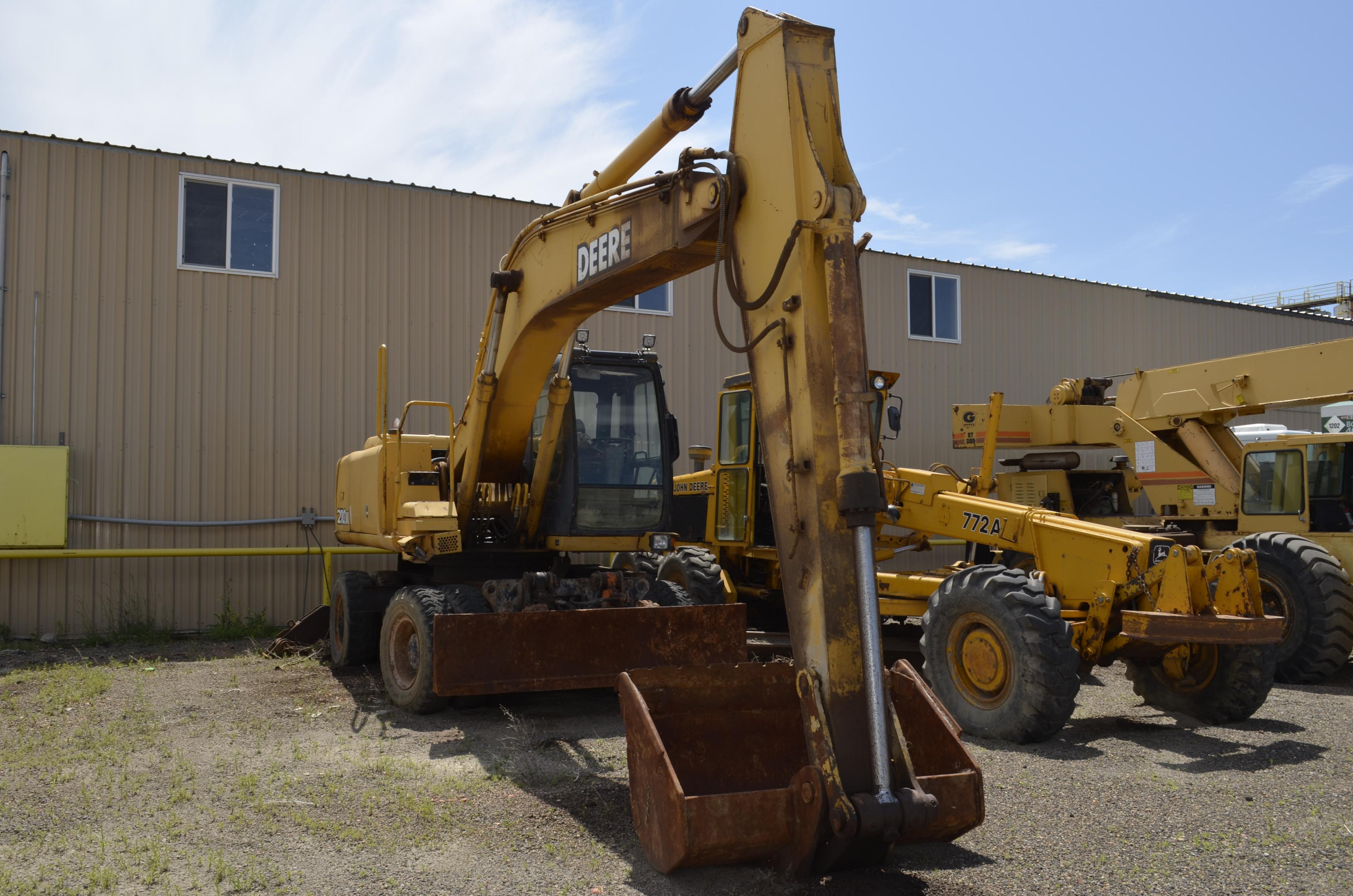 2005 John Deere 210 CW 4x4 Mobile Excavator