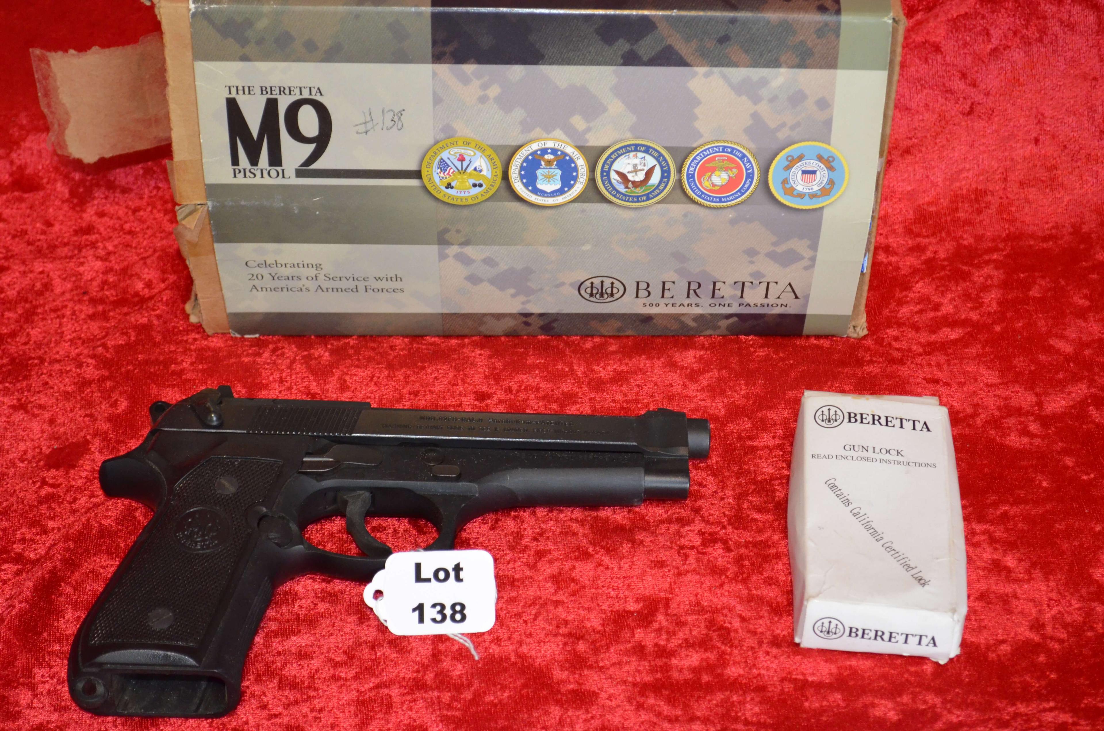 Beretta, Model 92FS, 9 mm. Pistol