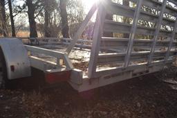 2005 Feather Lite Alum. Flatbed Trailer