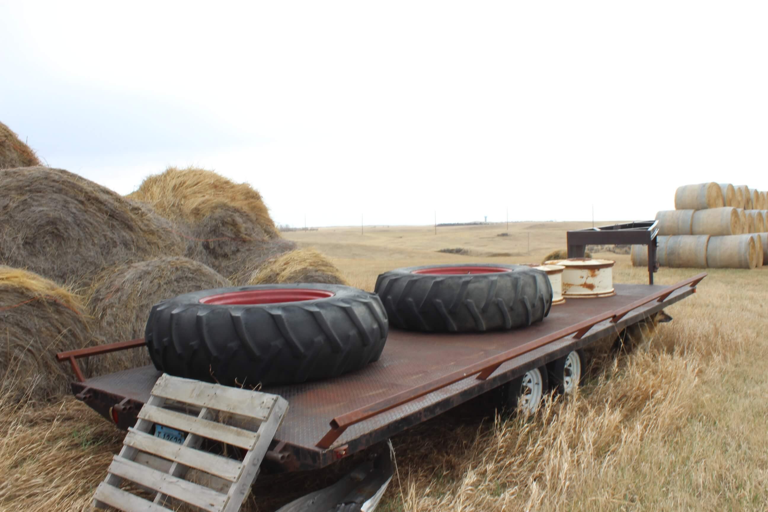 Shop built Gooseneck Flatbed Trailer