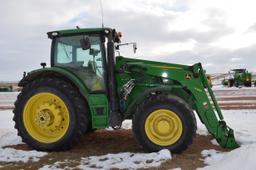 2014 JD 6170R MFWD Tractor