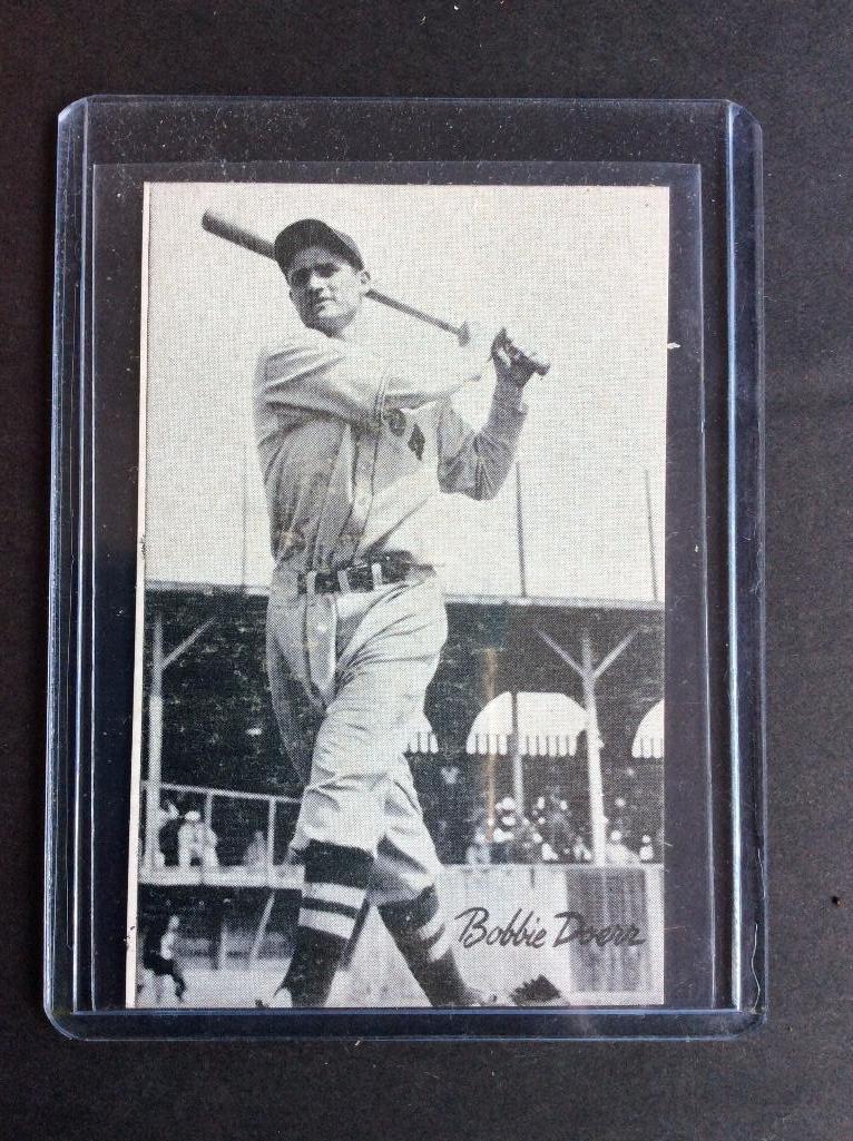 1947 Bond Bread Exhibits Bobbie Doerr Boston Red Sox