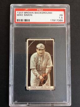 1912 T207 Brown blackground Mike Simon