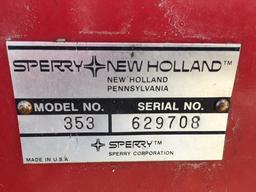 New Holland 353 grinder/mixer S.#629708 w/folding unload auger.