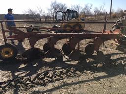 Minneapolis Moline 4-bottom semi mount plow.