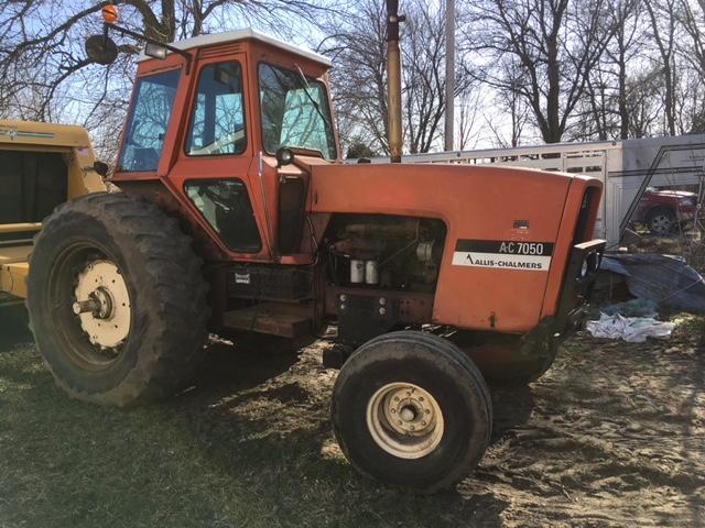 1974 Allis Chalmers 7050 diesel tractor