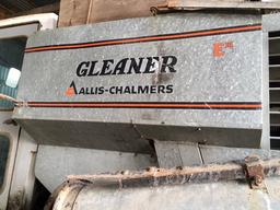 1968 Gleaner E III combine S.#26963 w/Gleaner 10' grain platform & windrow pickup attachment.