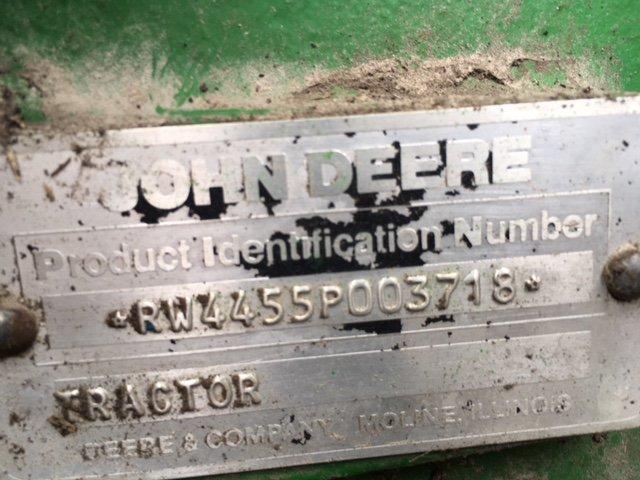 1989 John Deere 4455 d. tractor