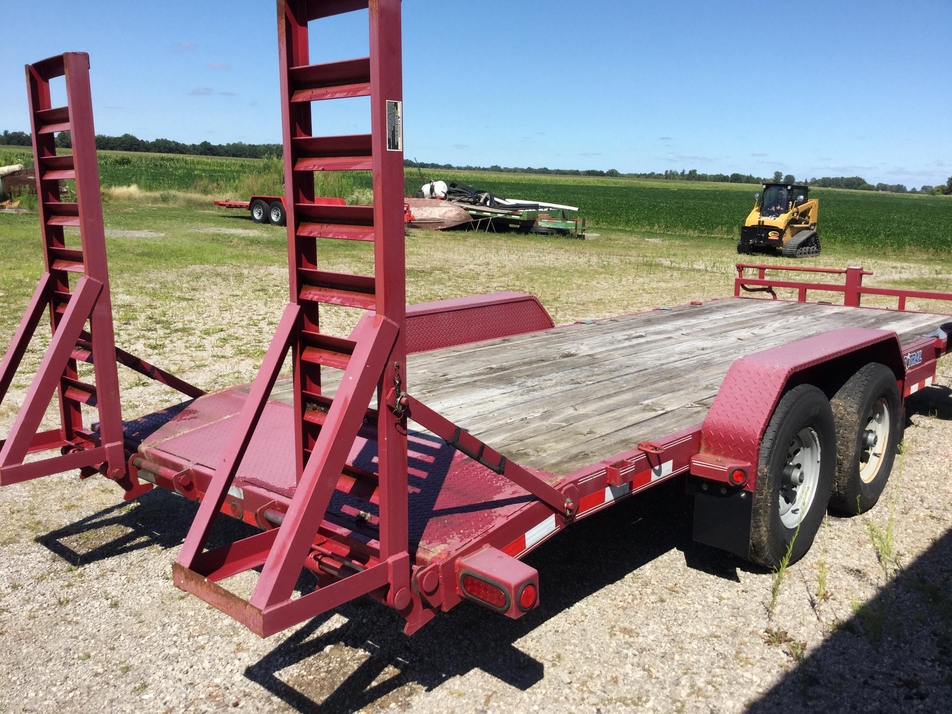 Load Trail tandem axle implement trailer