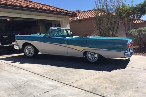 1958 FORD FAIRLANE 500 SKYLINER RETRACTABLE