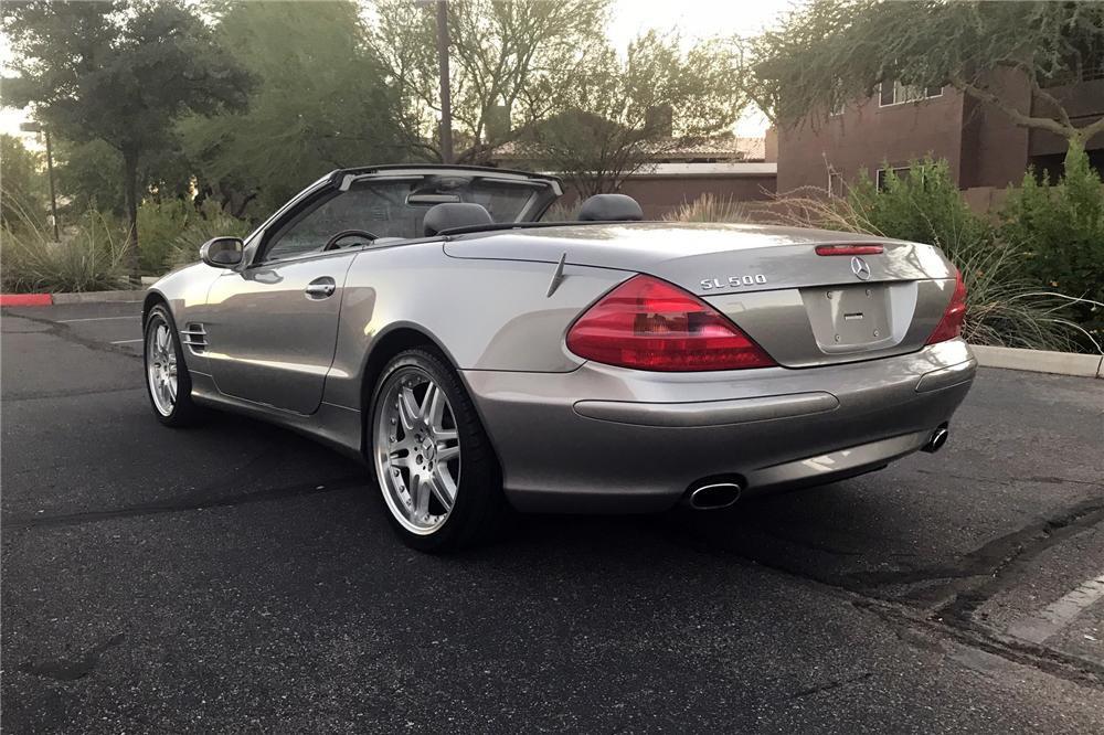 2003 MERCEDES-BENZ SL500 CONVERTIBLE