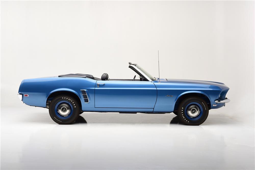 1969 FORD MUSTANG Q-CODE 428 COBRA JET 4-SPEED CONVERTIBLE