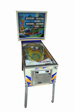 1976 Gottlieb Surf Champ four-player pinball machine. Lights and works.