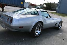 1981 CHEVROLET CORVETTE 350/190