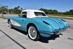 1958 CHEVROLET CORVETTE 283/245 CONVERTIBLE