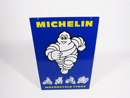 MICHELIN MOTORCYCLE TYRES TIN GARAGE SIGN