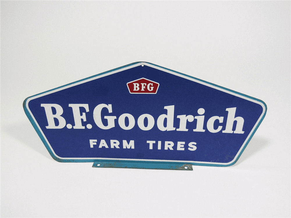 1950S BFGOODRICH FARM TIRES TIN DEALERSHIP SIGN