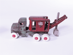 1920S HUBLEY CAST-IRON C-CAB MACK TRUCK GENERAL DIGGER