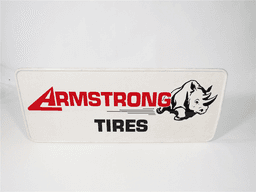 ARMSTRONG TIRES TIN SIGN